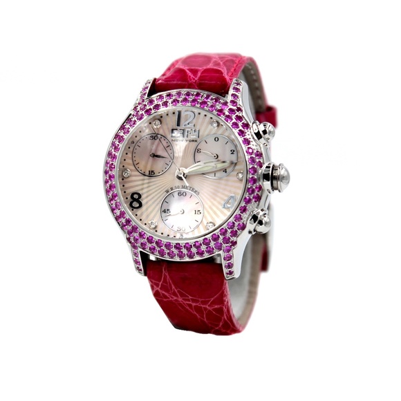 Amethyst Diamond 3.45 Tcw Unisex Luxury New Watch